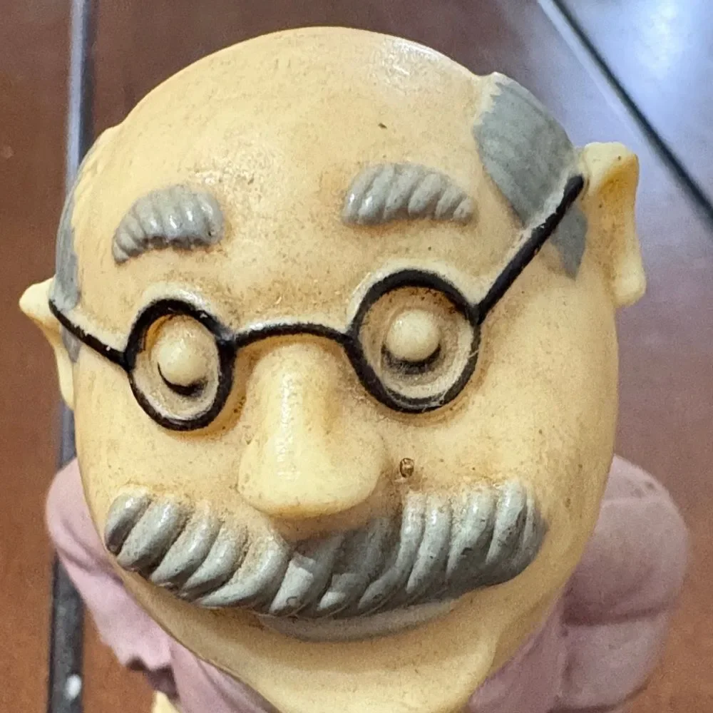 Grandpa Figurine with Yellow Tie
